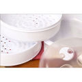 2 Tier Microwave Rice Noodle Portable Vegetable Food Steamer